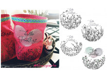 Stickserie - ITH Lichtbeutel Blumenwiesen